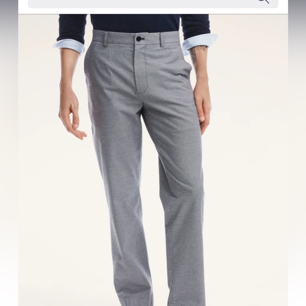 Brooks Brothers Clark Straight-Fit Mini-Houndstooth Stretch Advantage Chino®
